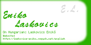eniko laskovics business card